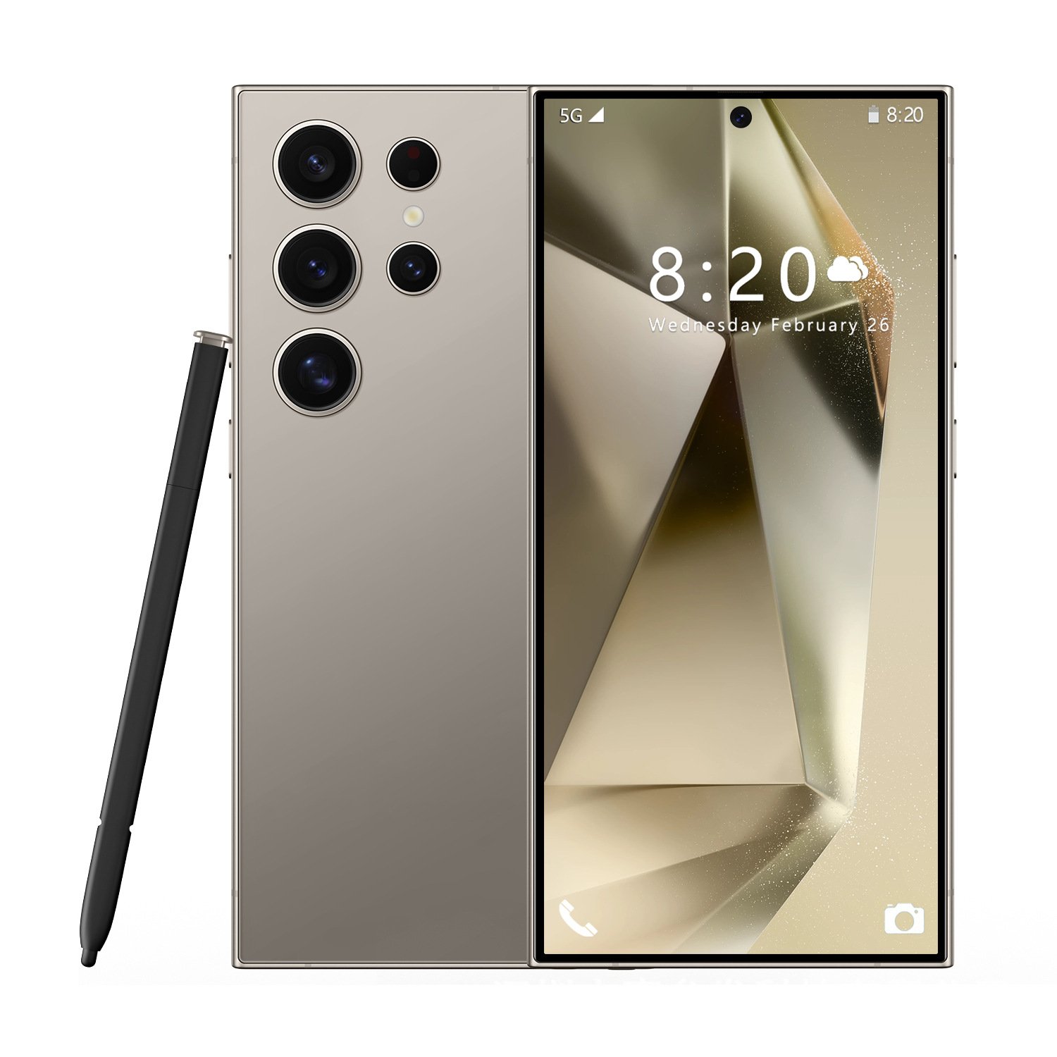 Smartphone S24 Ultra 16gb+1tb 4g/5g Dual Sim Dual Standby Smartphone Facial Recognition Hd Screen Smartphone